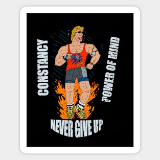 never give up  constancy Magnet